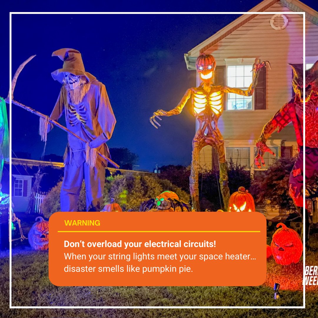 ComfortFlow's tweet image. 🍂 Our Favorite Fall Scent? Toasty Wires! 🔌🔥 (Just kidding… call us ASAP!) A funny reminder from us—don’t overload your electrical circuits with all that fall decor, space heaters, or extra extension cords. Keep your home cozy and safe this season! 
#FallSafety