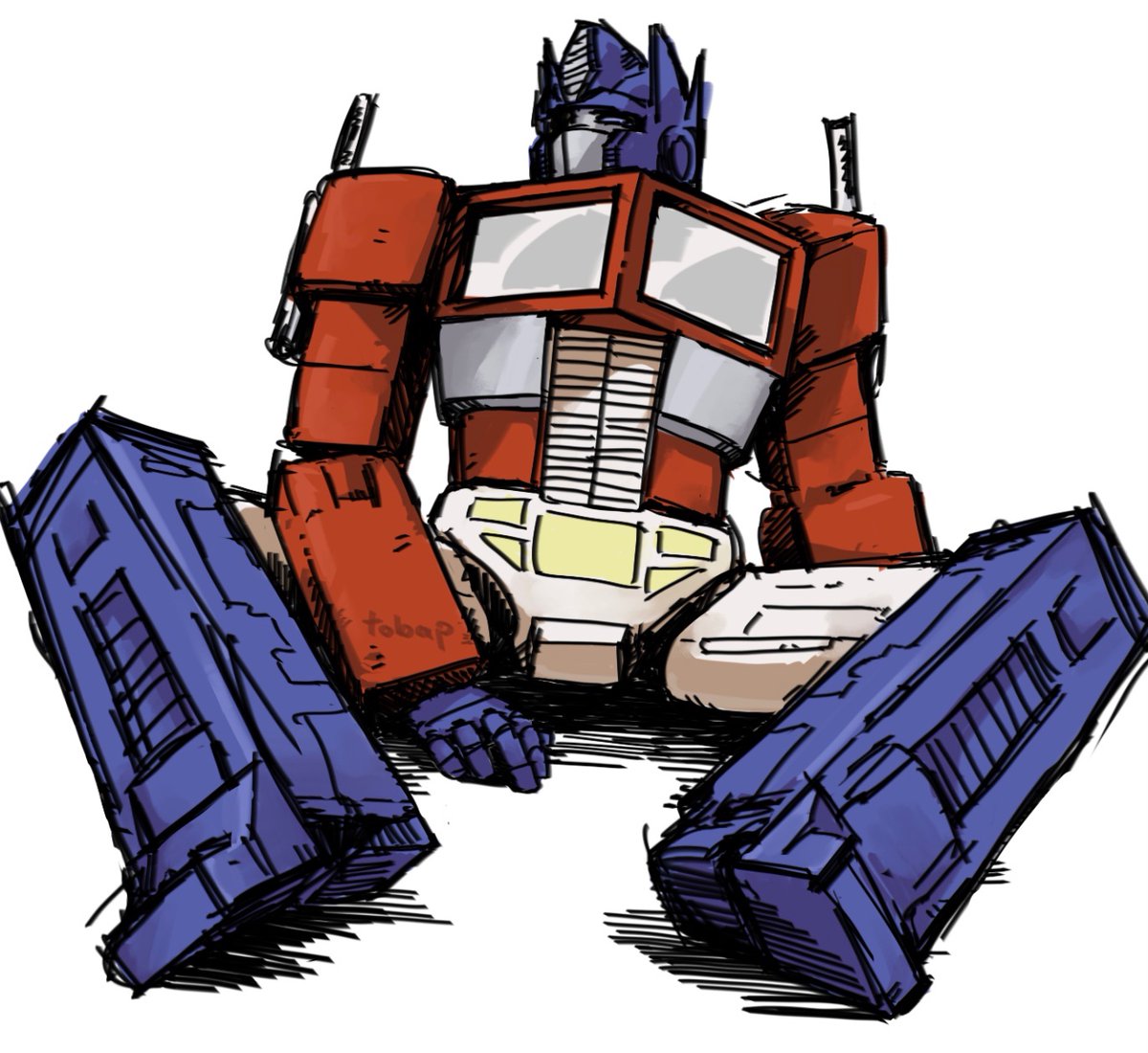 _tobap_'s tweet image. Not really design but I wanted to draw him like this