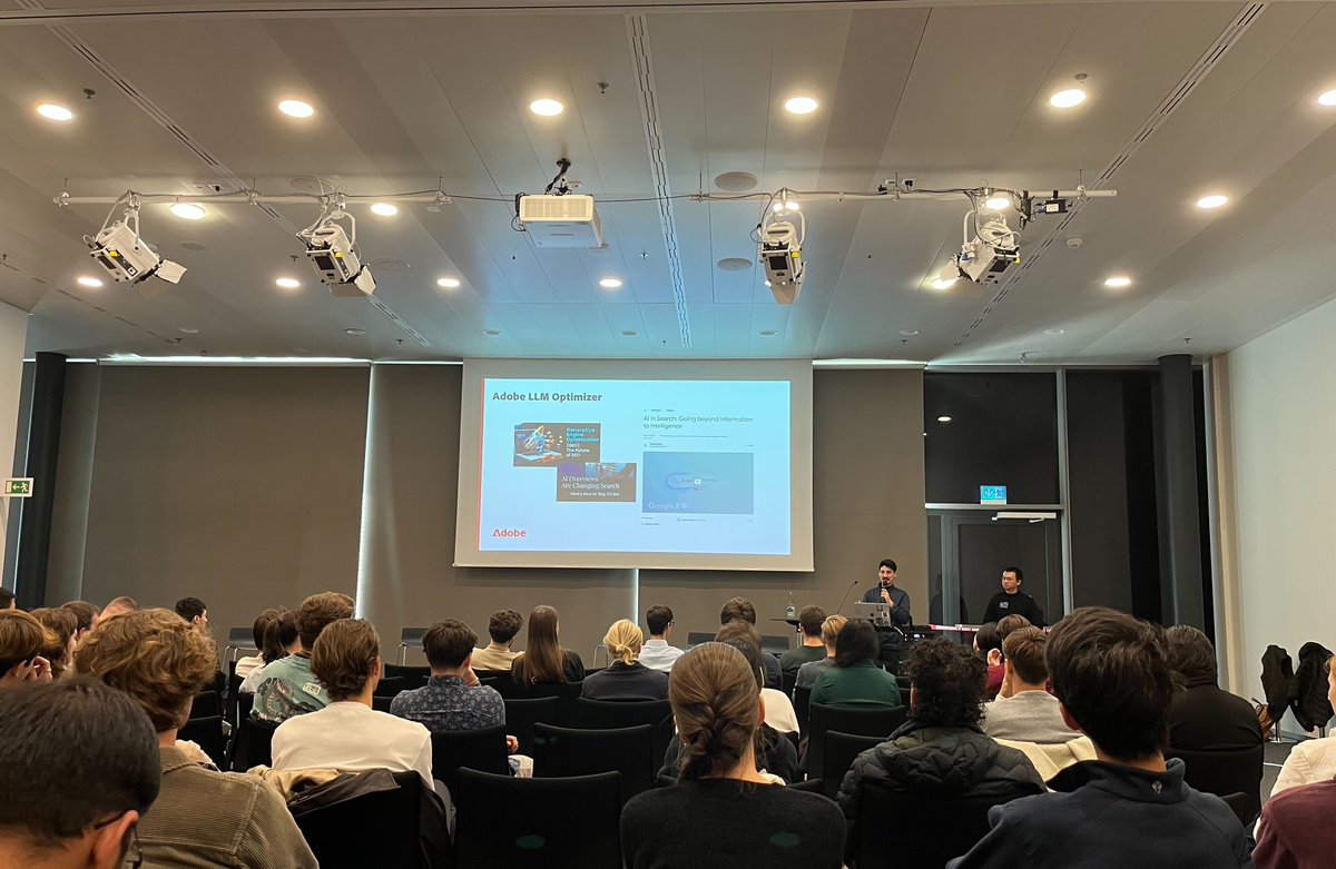 mdogadogan's tweet image. 📸🇨🇭🎓 What a great day at #ForumEPFL 2025!
It was a pleasure representing @Adobe at Europe’s largest student recruitment fair. We shared insights about #LifeAtAdobe, our internship process, and demoed agentic AI innovations in Adobe Experience Manager & LLM Optimizer 💻🪄🌐