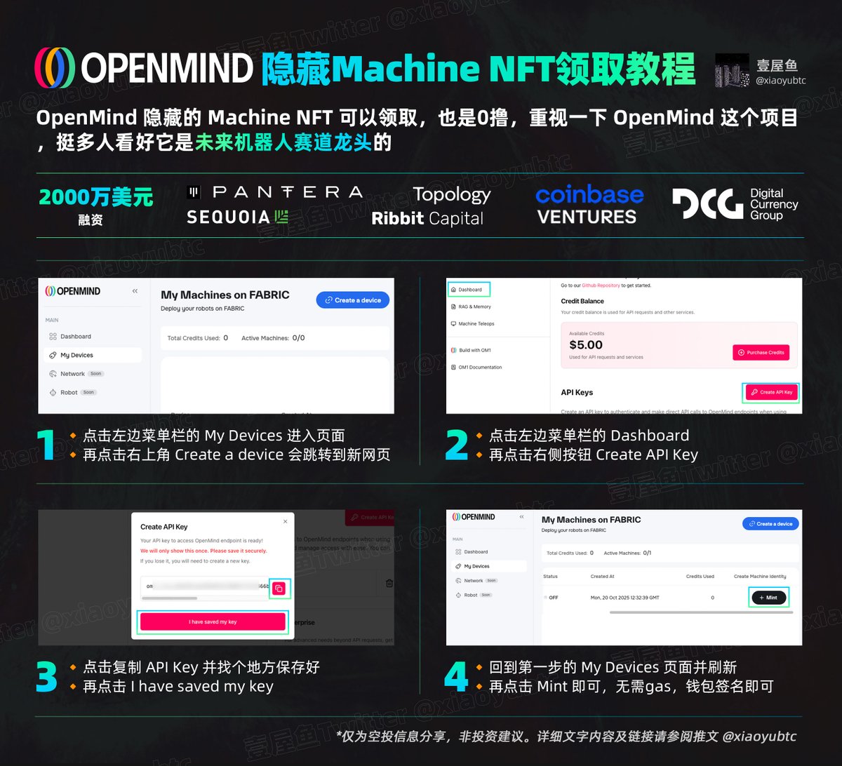 OpenMind has a hidden Machine NFT available to claim, and it | KuCoin