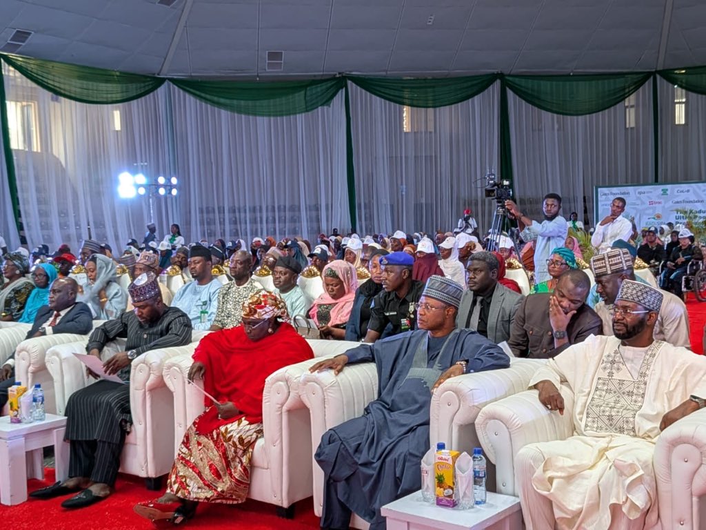 Happening now: Governor Uba Sani, Deputy Governor Dr Hadiza Sabuwa Balarabe, Speaker Yusuf Liman, and other Kaduna State officials are at Umar Musa ‘Yar'adua Hall to officially flag off the Kaduna Ultra-Poor Graduation Program. The program is designed to empower 2,400 rural women