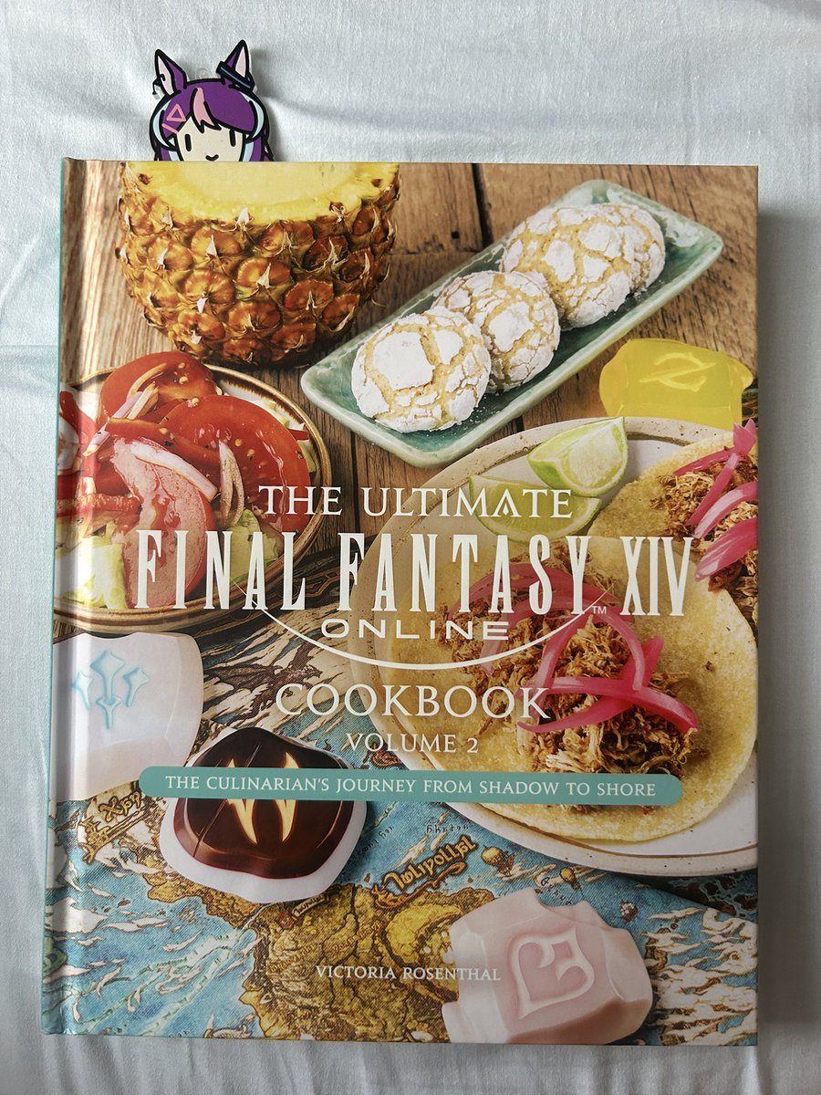 This cookbook is such a great delight, it features great recipes but also…

- Apparently King Arthro from Pagos we cooked into Chili Crab
- DSR but bread
- Soup! Soup! Soup!
- Fish
- High definition buuz
- This is Thancred

Truly wonderful work from <a href="/PixelatedVicka/">Victoria Rosenthal</a>