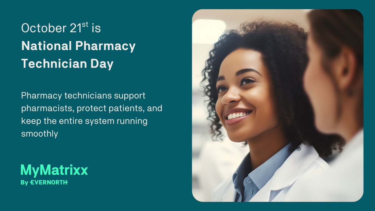 On National Pharmacy Technician Day, #MyMatrixxbyEvernorth recognizes, appreciates, and celebrates the vital contributions they make every day for patient care in hospitals, clinics, and healthcare settings. Thank you for all you do!