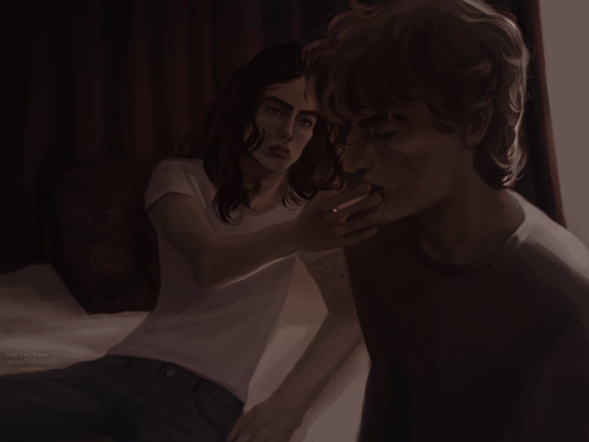 share a smoke #wolfstar #marauders