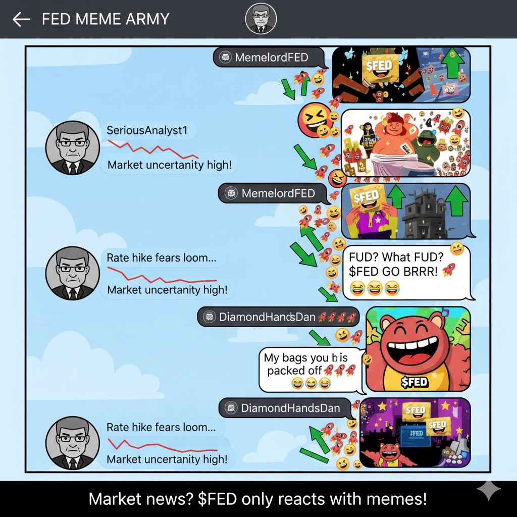 Fed_thememe's tweet photo. $FED Meme Army ! https://t.co/5XRaLtG9MX