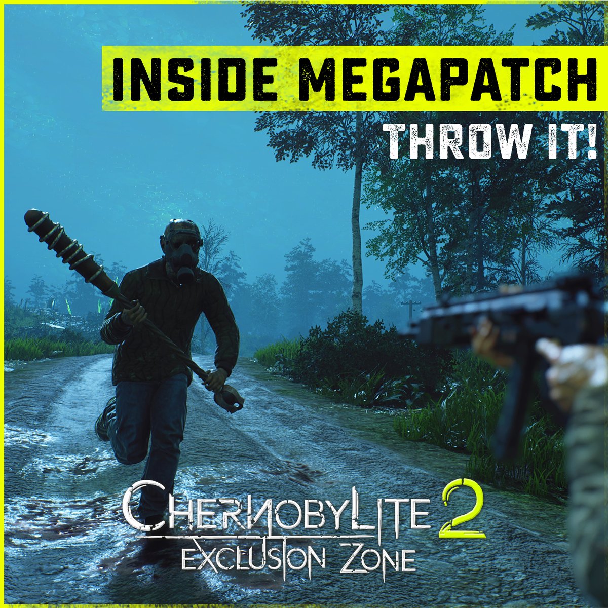 Go with the flow? Or more like go with the... Throw!

New throwable weapons are coming to Chenobylite 2 and you can read about their appearance in the upcoming Megapatch 05, right here, on #Steam ⤵️

store.steampowered.com/news/app/20751…

#indiegames #indiedev