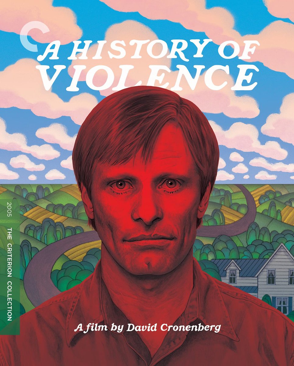 Criterion's tweet image. Our new 4K edition of David Cronenberg’s A HISTORY OF VIOLENCE (2005) enters the collection today! bit.ly/474yWIR

Viggo Mortensen stars as Tom Stall, a small-town husband and father who is hailed as a hero when he kills the would-be perpetrators of a violent robbery.…