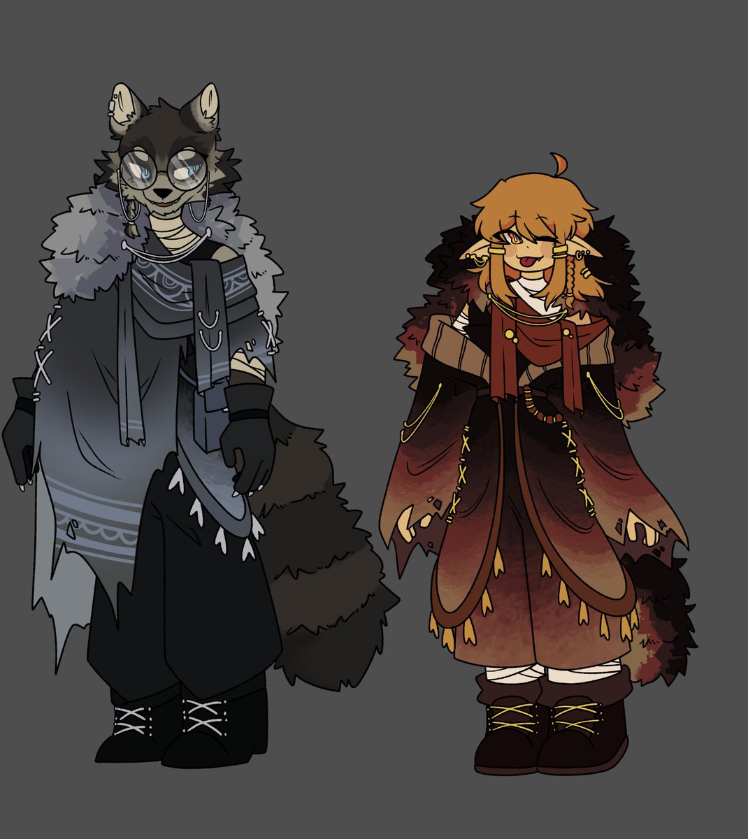 Diseños para The Shadows, que hice para el <a href="/Mr_Mapache_uwu/">Mr.Mapache</a> y pa mí 

Un elfo que fue encontrado por un grupo de bestias y adoptado desde cabro chico, y son hermanos adoptivos 👉👈🦐

#theshadows #rolplay #Minecraft