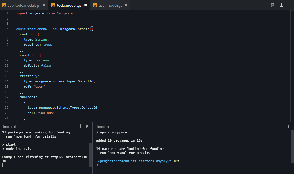 Nischay_42's tweet image. Day 4 of #25DaysBackendNinja
Learned the importance of data modelling as the foundation of backend development
Explored how to build schemas and models in Mongoose using its methods (Schema, model, export) to prepare reusable, structured data
#masterji #backend @ChaiCodeHQ