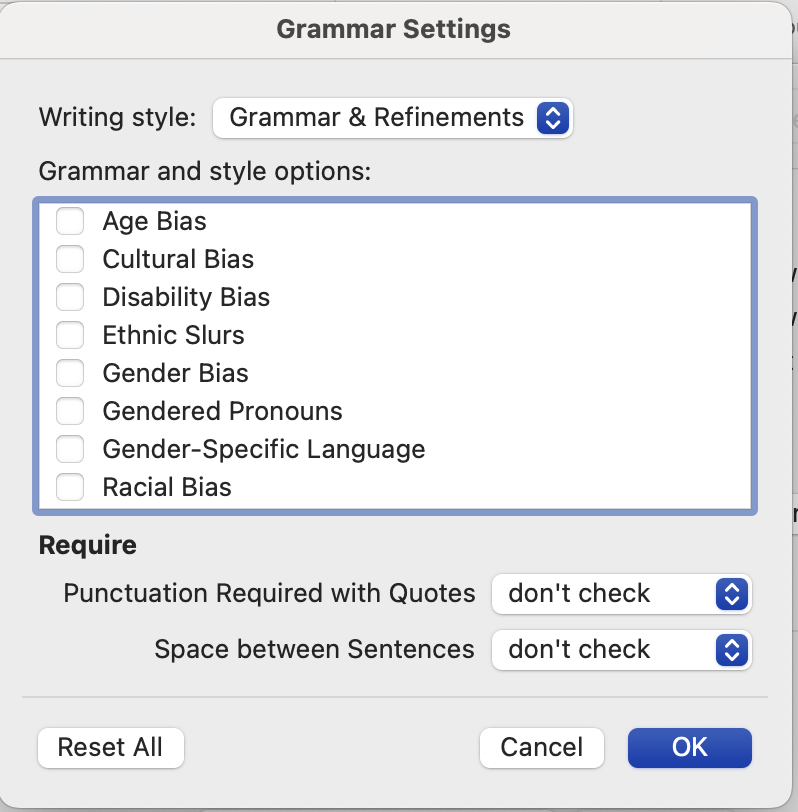 gistofthisbook's tweet image. Wokeism is still alive. Dear @Microsoft, what criteria do you use to evaluate bias?
1. Age Bias
2. Cultural Bias
3. Disability Bias
4. Ethnic Slurs
5. Gender Bias
6. Gendered Pronouns
7. Gender-Specific Language
8. Racial Bias
9. Sexual Orientation Bias
10. Socioeconomic Bias