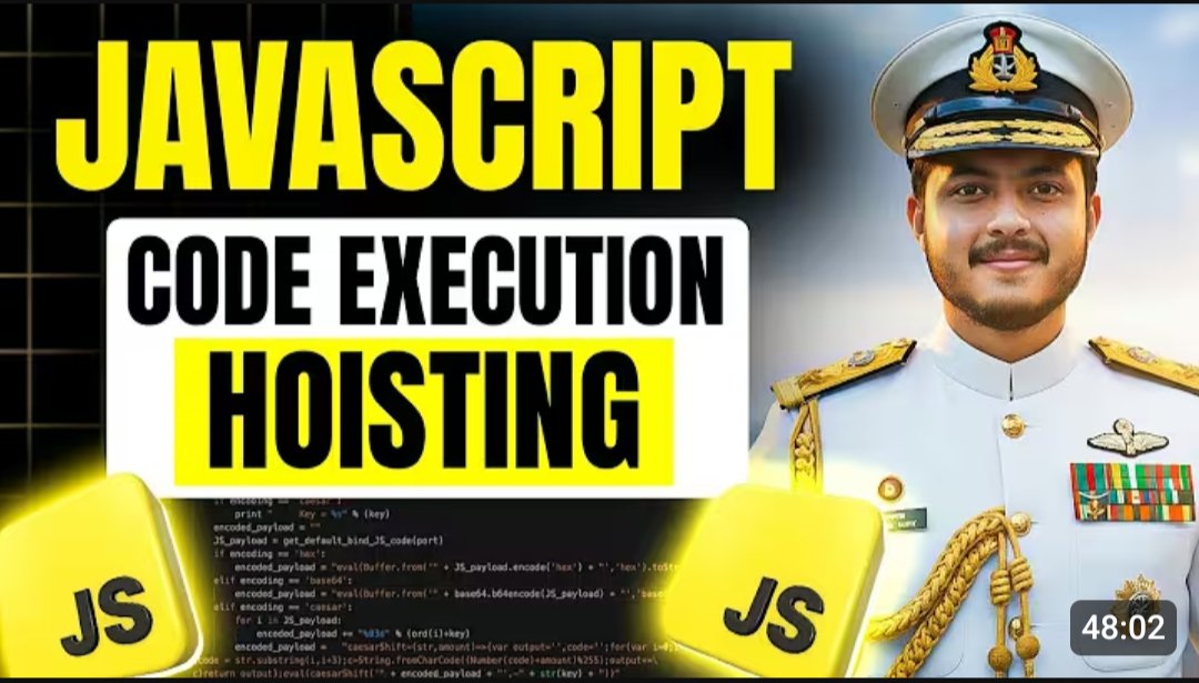Kamrananwar30's tweet image. Lecture-25✅#defense
Today i learned how javascript code runs
@rohit_negi9
#WebDevelopment #coderarmy