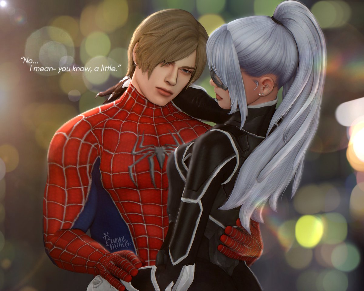 bunnimiow's tweet photo. quiet as a cat, sneaky as a spider https://t.co/FkkphNseIm
