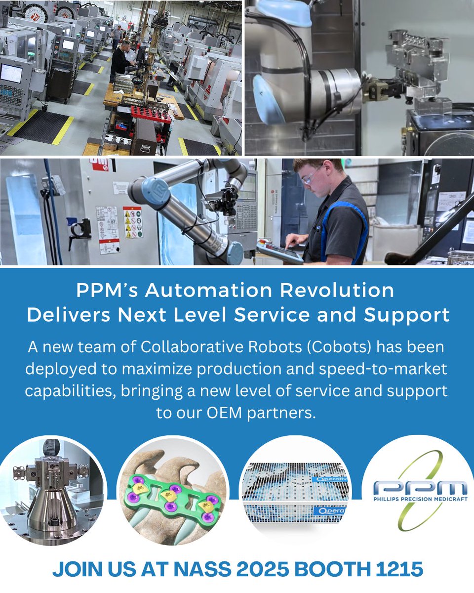 See us LIVE at NASS 2025 Booth #1215!
📢 Schedule a 30-minute on-site meeting with our executive team today!👉 Book Now
**Email info@phillipsmedicraft.com
**Choose a Date/ Time using our online scheduler:
calendly.com/ppm2025/30min
#NASS2025 #Implants #DeliverySystems
