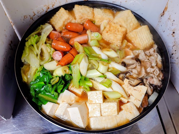 本日のちゃんこ状況につきましてはソップ鍋を実施致しました 