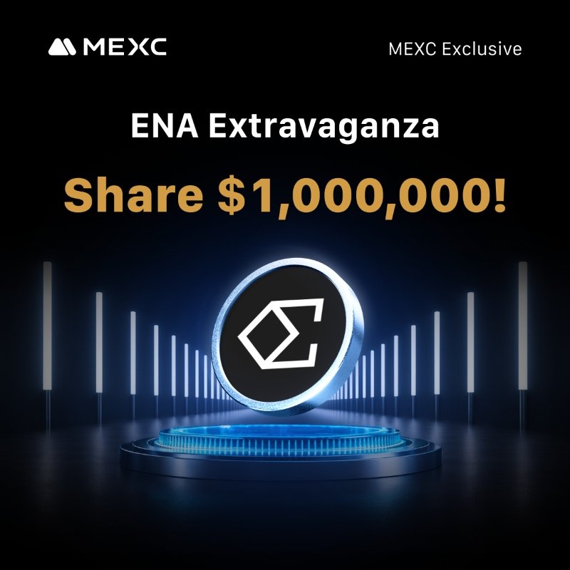 codergee's tweet image. $ENA on @MEXC_Official is giving full-on festival vibes right now 🎪

There&apos;s zero fees on every $ENA pair — Spot or Futures, so you can actually trade freely without that annoying cost eating your setups. Plus a $1M prize pool running through Nov 20, and staking’s pulling up to…