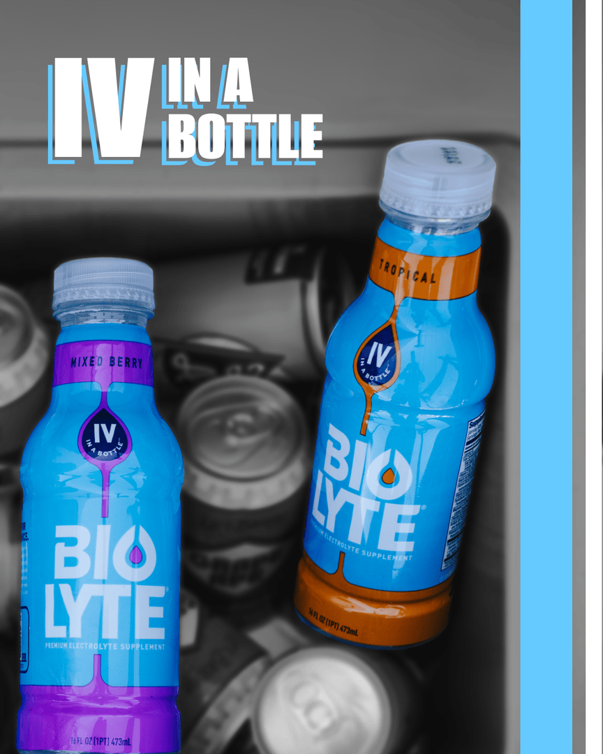 No cooler is complete without @drinkbiolyte IV In A Bottle! Replenish and refresh before, during, or after your next good hang. 

#Biolyte #Hydrate #StayHydrated #IVInABottle #GoodHang