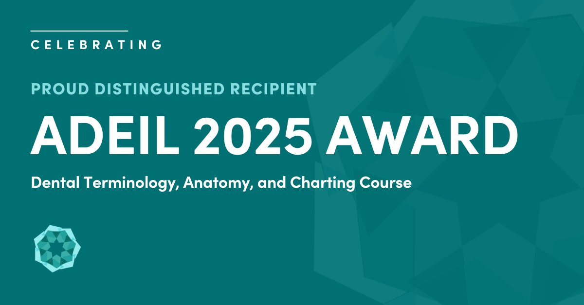 Penn Foster Group is proud to announce that our Dental Terminology, Anatomy, and Charting Course has been recognized with the prestigious ADEIL 2025 Award for excellence in distance education!

This national recognition from the Association for Distance Education and Independent