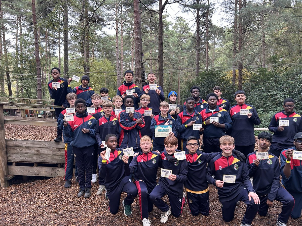 QmgsRugby's tweet image. 🚨 Tour Day Two 🚨
Go Ape Part One - Some great team building for the lads on the Treetop Adventure! Some fears well and truly conquered! 💪🏻🏉
@QMGSSPORT @qmgs1554 @qmgs1554qma