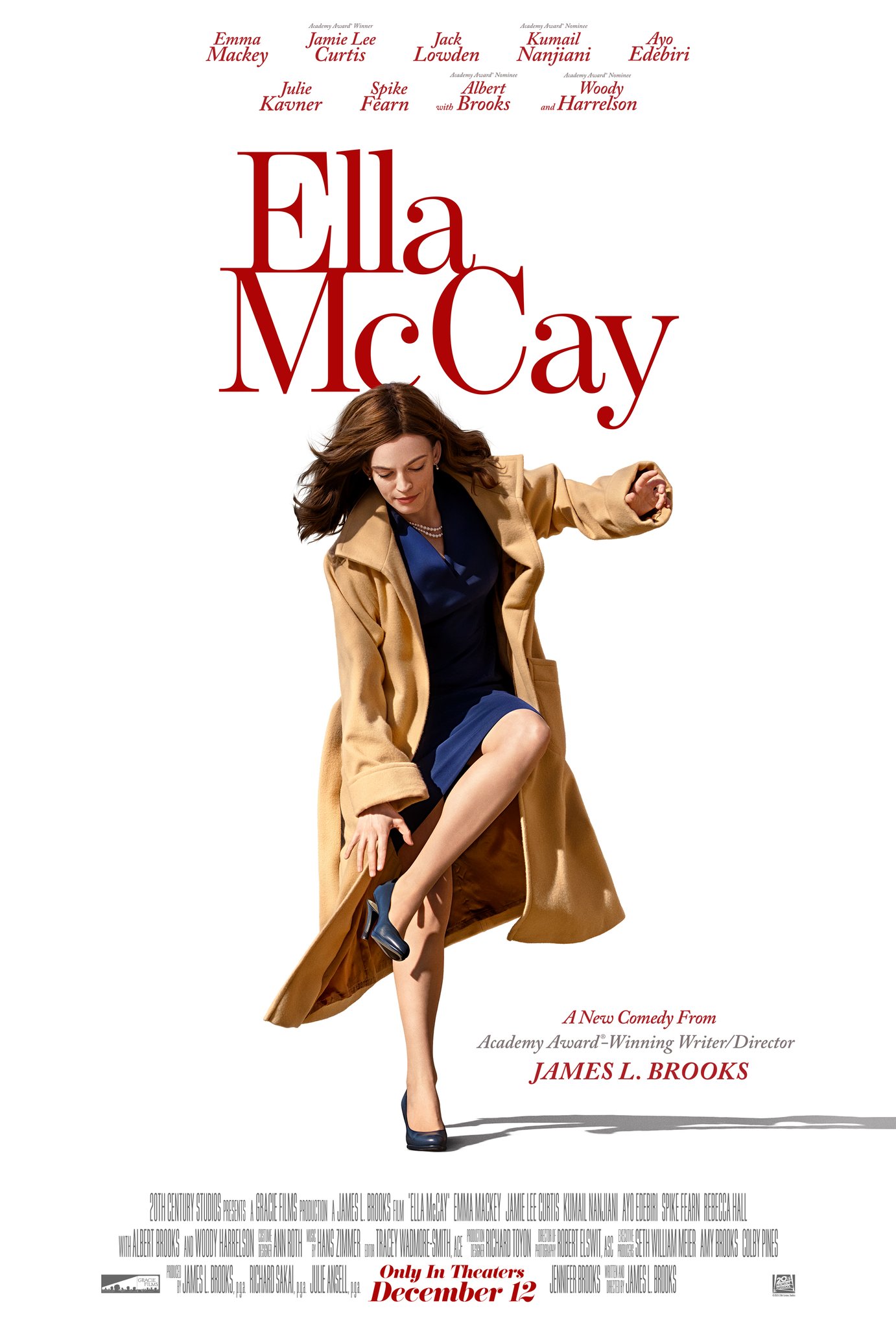 Emma Mackey is Ella McCay in nieuwe filmposter