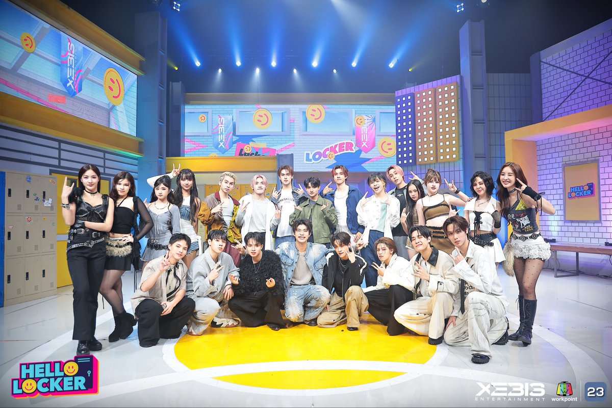 xebis_ent's tweet image. รวมโมเมนต์ความสนุกในห้องเรียนล็อกเกอร์ ที่มาพร้อมเพลงฮิตติดหู ถ่ายทอดผ่านเอนเนจี้ของ &quot;วง DICE @DICE_SONRAY &quot; และ &quot;XEBIS&quot; ✨

#HELLOLOCKER #Workpoint #Workpoint23 #XEBISENTERTAINMENT #MAKEPOPHISTORY #HELLOLOCKEREP9  #DICE_SONRAY