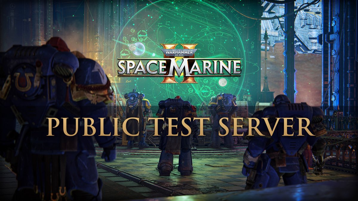 Wanna experience Patch 11 before everyone else? 🔥⚔️

#SpaceMarine2 is having another Public Test Server! From Friday (Oct. 24th) and until November 4, try out the new PvE Map, bots customization, new equipment and pickups and more!

Get ready! ⚔️