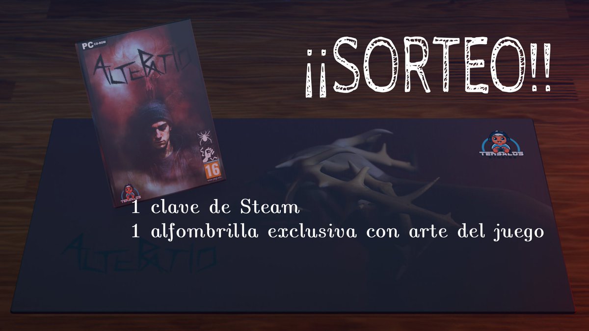 ⚡ ¡El lanzamiento de Alteratio está a punto de llegar!
Y aún puedes ganar una clave de Steam y una alfombrilla exclusiva!

❤️ Me gusta 
🔁 RT 
👤 Síguenos
🧠 Añádelo a tu lista 👉 store.steampowered.com/app/3204420/Al…
Ganadores: 22 de octubre
#AlteratioGame #HorrorGame #Sorteo #IndieDev