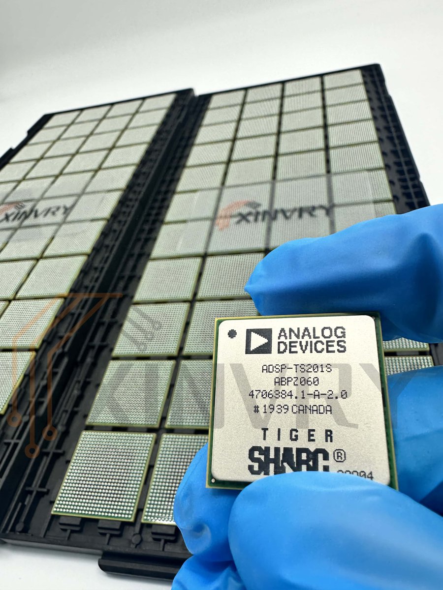 xinvry's tweet image. ADSP-TS201SABPZ060
ADSP-TS201SABPZ050 
ADSP-TS201SYBPZ050
#ADI #TigerSHARC #DSP #ADSP