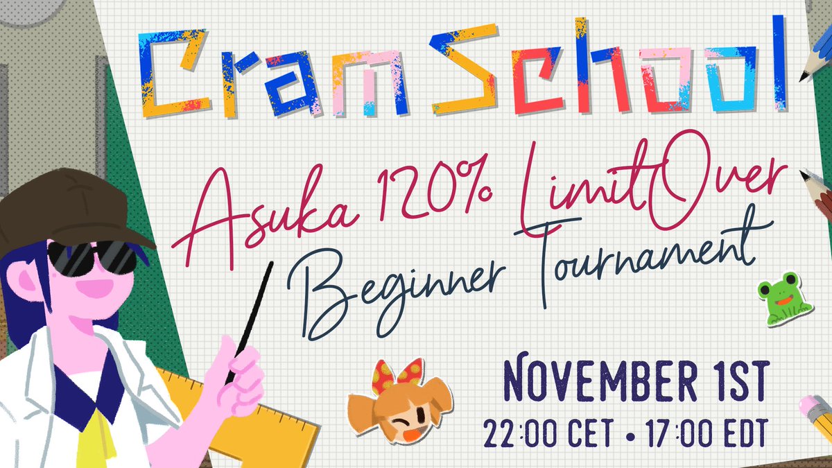 Got hyped by EVO France? Want to learn more about the game?
Perfect! join the next Beginner tournament🔰

🗓️Sat. November 1st
🕒22:00 CET / 17:00 EDT
→ challonge.com/ALO_CS4

So if interested, join the Discord〜
→ j.mp/ALO-discord

#あすか120 #asuka120