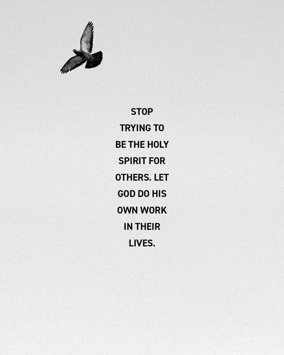 Trust God to do what only He can do in the hearts of those around you. 🕊️

Drop a 🙏 if you're interceding for someone right now.