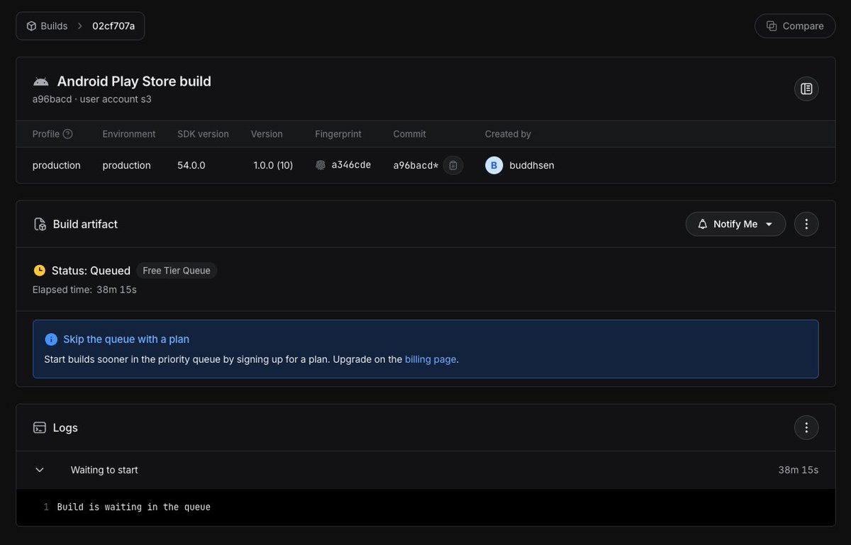 btr1pathi's tweet image. a day in life of a react-native (expo) developer