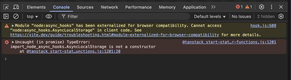 fuma_nama's tweet image. @tannerlinsley I&apos;ve been getting issues with Tanstack Start&apos;s SPA support, especially on static server functions, would be great if you can have a look

found an existing issue when I&apos;m opening a bug report: github.com/TanStack/route…
