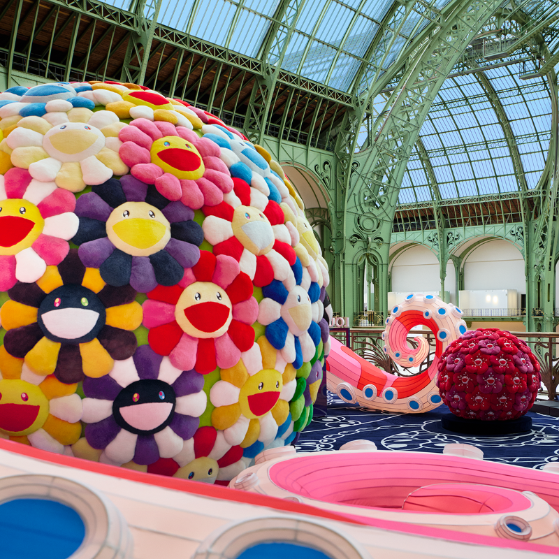 LouisVuitton's tweet photo. Artycapucines VII – Louis Vuitton x #TakashiMurakami. A tribute to #LouisVuitton's commitment to the arts, the series joins the culmination of works created for the project since 2019 in a showcase at Art Basel Paris.