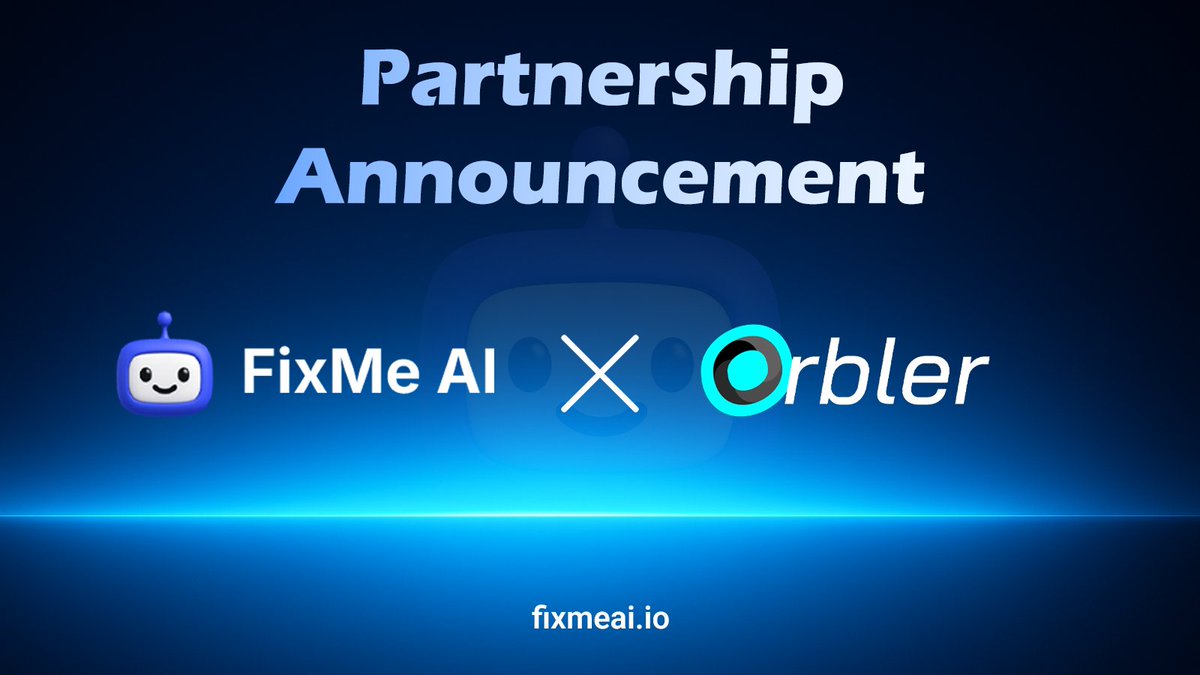 fixme_ai's tweet image. 🤝 Partnership Announcement $FIX & $ORBR
We’re excited to announce our partnership with @Orbler1, a dynamic Web3 marketing platform built on the mantra “From Community to Community.”
Orbler bridges the gap between Web2 and Web3 audiences by empowering projects through community…