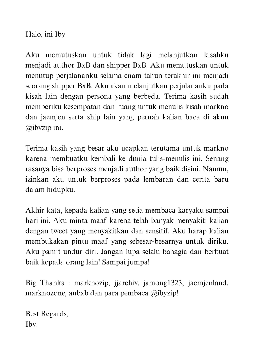 iby — closed! tweet media