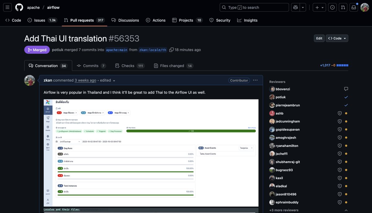 zkancs's tweet image. Very happy to make a small contribution to the #ApacheAirflow community again. 🥰
github.com/apache/airflow…