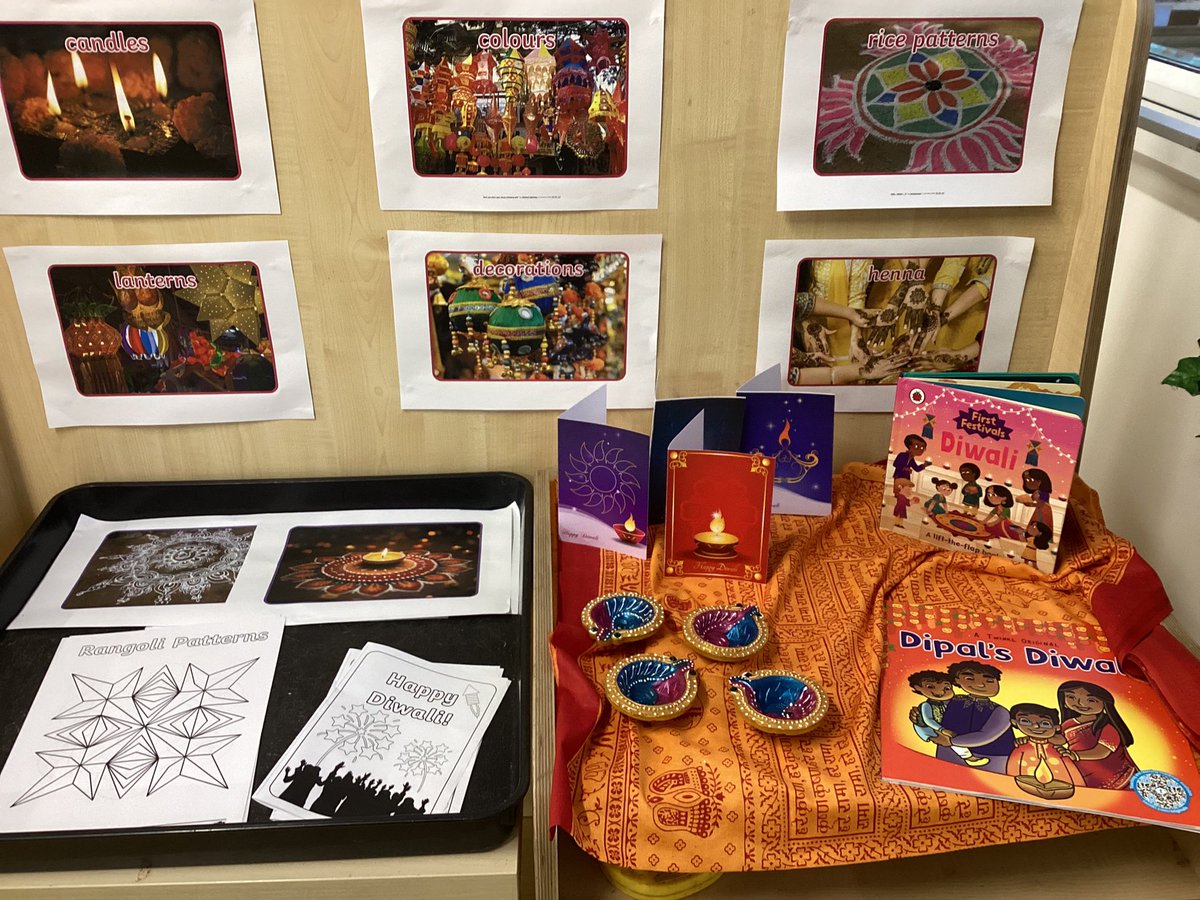 CamblesSchool's tweet photo. Team Pandas are learning all about Diwali this week. They enjoyed our special food and lights today. #CamblesforthRE #CamblesforthEYFS https://t.co/zjs96Jsfih