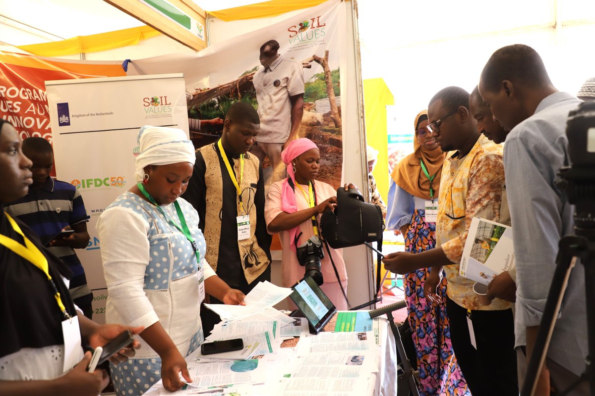 IFDC North and West Africa (@ifdcnwaf) on Twitter photo Live from #MITA2025!
The #SoilValuesProgram is showcasing integrated soil fertility management innovations — from composting, Zaï and biochar to community-led land restoration.
#SaheL #InnovationForAfrica #SoilFertility #SoilHealth
<a href="/CORAFNews/">CORAF | #MITA2025</a>
<a href="/IFDCGlobal/">IFDC</a>
<a href="/SNVworld/">SNV - find us on Bluesky as snv.org</a>
<a href="/WUR/">Wageningen U&R</a> Live from #MITA2025!
The #SoilValuesProgram is showcasing integrated soil fertility management innovations — from composting, Zaï and biochar to community-led land restoration.
#SaheL #InnovationForAfrica #SoilFertility #SoilHealth
<a href="/CORAFNews/">CORAF | #MITA2025</a>
<a href="/IFDCGlobal/">IFDC</a>
<a href="/SNVworld/">SNV - find us on Bluesky as snv.org</a>
<a href="/WUR/">Wageningen U&R</a>