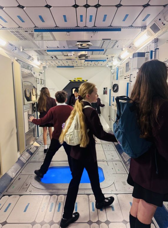 Year 7 launched off to the National Space Centre in Leicester for a truly stellar trip. They explored the solar system and constellations in the planetarium.