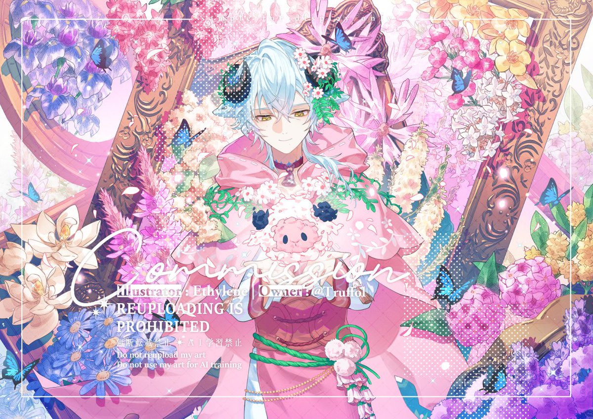Ethylene_CMS's tweet image. CMS Full Render ค่ะ✨ งานนี้ได้ลองอะไรหลายๆอย่างเลย วาดดอกไม้แบบจุใจมาก ขอบคุณมากๆเลยนะคะะ🥺🙏✨