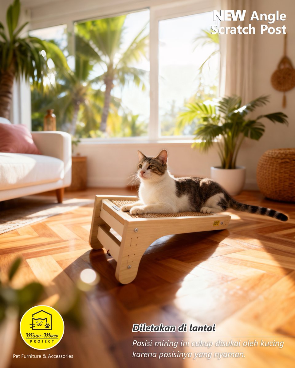 miuw_meow's tweet image. ANGLE SCRATCH POST 
tokopedia.com/miuw-meowproje… shopee.co.id/miuw_meow.proj… #cat 

#catscratcher #garukankucing #catclimb #catscratchingpost #cattoy #petfurniture #petfurnituredesign #petfurnituremaker #buatanindonesia #tokopedia #shopee_id