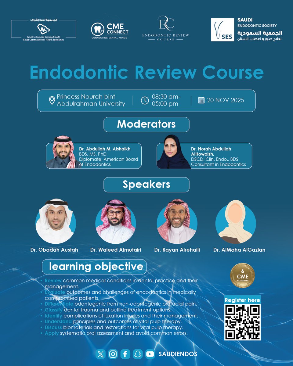 Saudi Endodontic Society tweet media