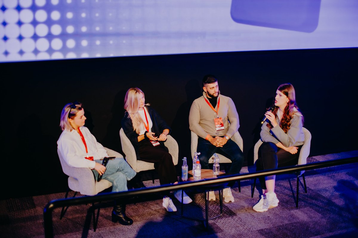 Conference Recap:

Chatted about Crypto Twitter, B2B vs B2C in web3, the eternal hunt for engineers who can write 🦄, and how to balance hype with brand. 

Loved doing it back home with <a href="/vanl0xic/">Vanessa 🪐🤖</a> <a href="/Giveth/">Giveth</a> &amp; <a href="/4ptOLabs/">4 Point O Labs</a>