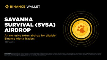 flee_saburai_S4's tweet photo. ⚡🕒 Hurry! $SVSA airdrop on Binance Alpha lasts 24 hours.
👉https://t.co/xHldjOdKRG
Claim with 15 points before the offer expires!
#SVSA #Blockchain https://t.co/d48TzQwdNs