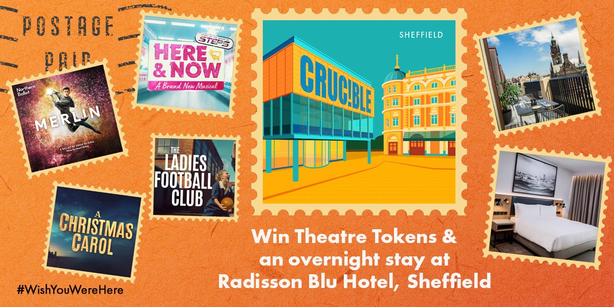 london_theatre's tweet photo. #WishYouWereHere - This Autumn, we're spotlighting theatres #BeyondLondon that are perfect for a weekend getaway. @crucibletheatre is your ticket to big names and local heroes, blockbuster musicals and captivating dramas, new plays and timeless treasures, new voices and long-term friends.

We're giving one lucky winner an overnight stay in Sheffield with Radisson Blu Sheffield plus Theatre Tokens to spend on a show of your choice.

Enter before midnight on 16 November here: https://t.co/1KzFJvxUj9
