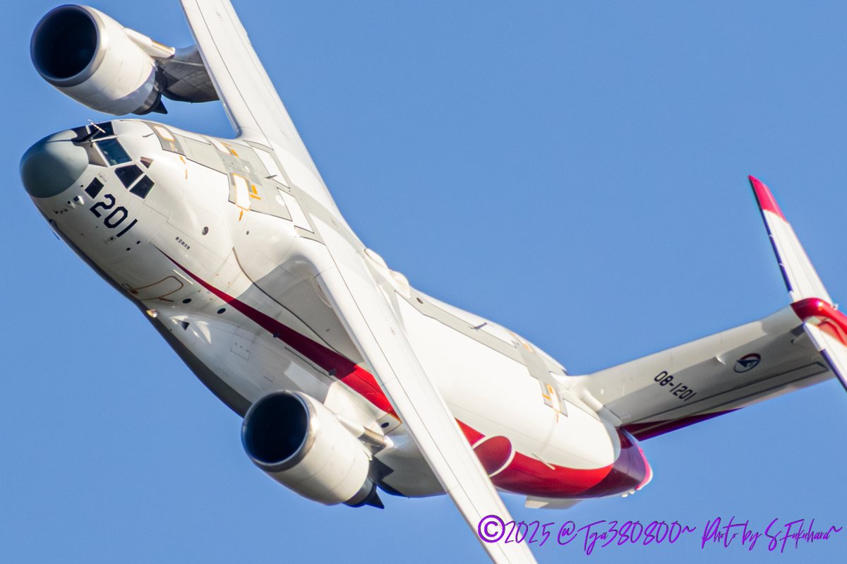 Tga380800's tweet photo. Airline:Japan Air Self-Defense Force
Aircraft:C-2
Locations:QGU
Date:09/10/2025
Remarks:Air Development &amp; Test Wing 70th Anniversary Unit Mark

#QGU #GifuAirbase #岐阜基地
#JapanAirSelfDefenseForce #航空自衛隊
#Kawasaki #C2
#飛行機好きな人と繋がりたい #飛行機好きな人 #飛行機写真 https://t.co/lEycGSu9fC