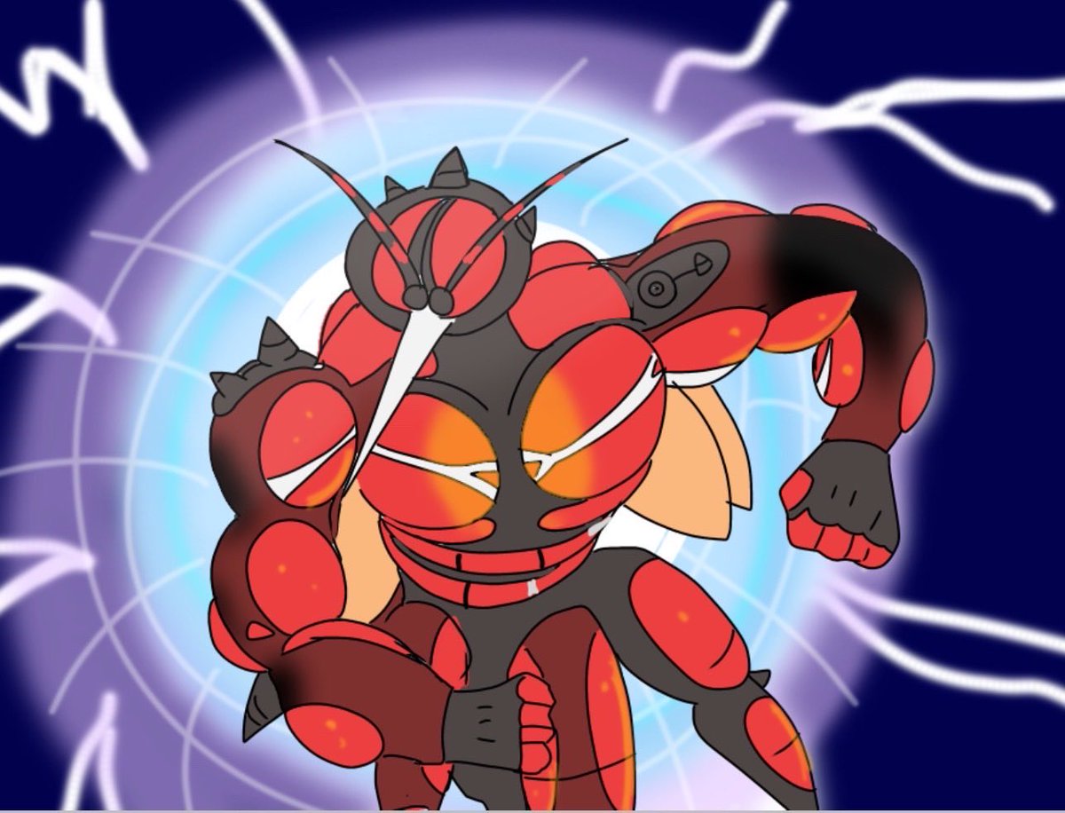 久しぶりに描いてみました！ 
 #ポケモン
 #マッシブーン
 #ポケモンイラスト
 #模写
 #ウルトラビースト