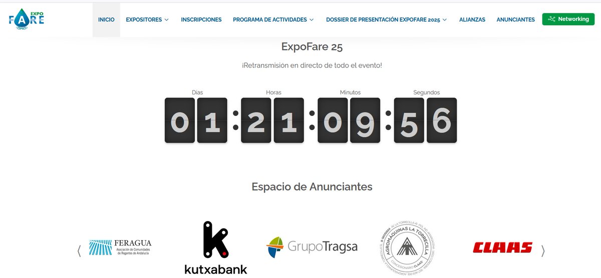 ¡Que nervios! 🤗  Novena edicion de #EXPOFARE Nos vamos haciendo mayores <a href="/expofare/">ExpoFARE: Feria de la Agricultura de Regadío</a> <a href="/dipucordoba/">Diputación de Córdoba</a> <a href="/fuentepalmera_/">Ayuntamiento de Fuente Palmera</a> <a href="/FeraguaRegantes/">Feragua</a> <a href="/cartotragsatec/">SIG Tragsatec</a> <a href="/Kutxabank/">Kutxabank</a>