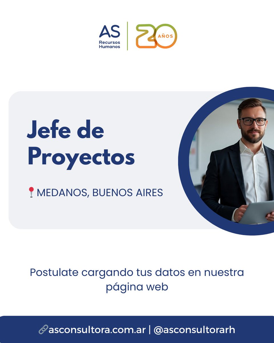 ¡Estamos buscando un/a Jefe de Proyectos para una empresa salinera en crecimiento

⤵ Postúlate cargado tus datos
asconsultora.hiringroom.com/jobs/get_vacan…