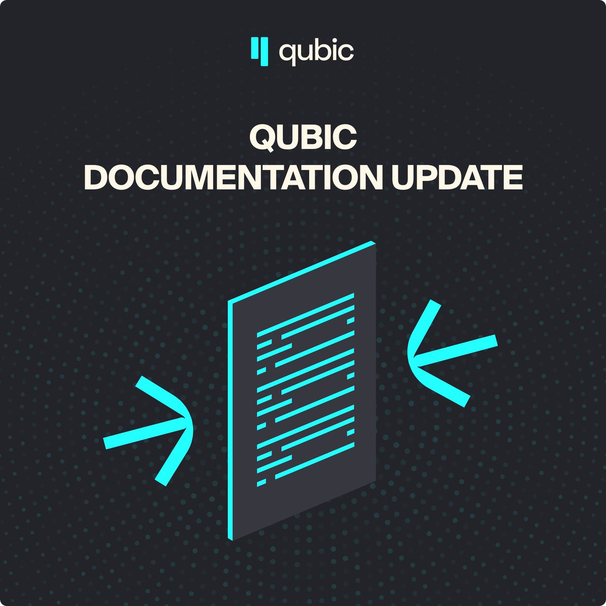 _Qubic_'s tweet image. Qubic Documentation Update!

This update brings major improvements to understand, build, and deploy on Qubic.

- Smart contract architecture,
- Step-by-step setup and development guide,
- Transaction anatomy and execution flow
- Testing guides and best practices

More ⏬