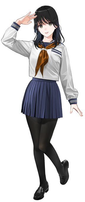 制服少女 つぅー 